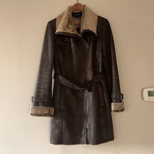 MARC NEW YORK, ANDREW MARC faux shearling coat